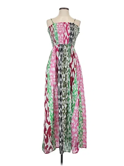 Pre-owned Loft Beach Casual Dress In Green