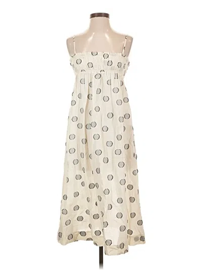 Pre-owned Loft Beach Casual Dress In Ivory