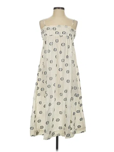 Pre-owned Loft Beach Casual Dress In Ivory