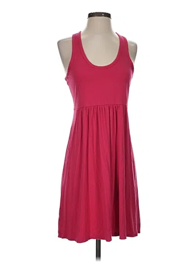 Pre-owned Loft Beach Casual Dress In Pink