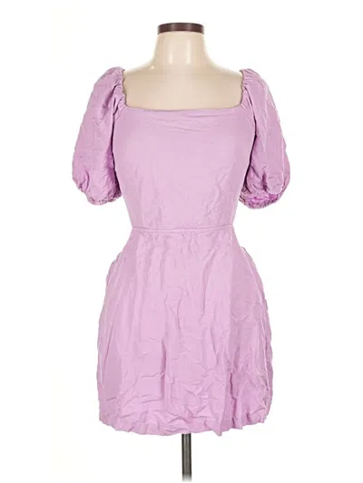 Pre-owned Loft Beach Casual Dress In Purple