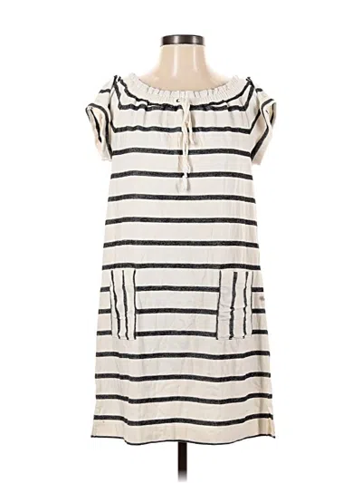 Pre-owned Loft Beach Casual Dress In White