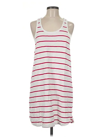 Pre-owned Loft Beach Casual Dress In White