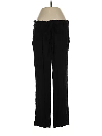 Pre-owned Loft Beach Casual Pants In Black