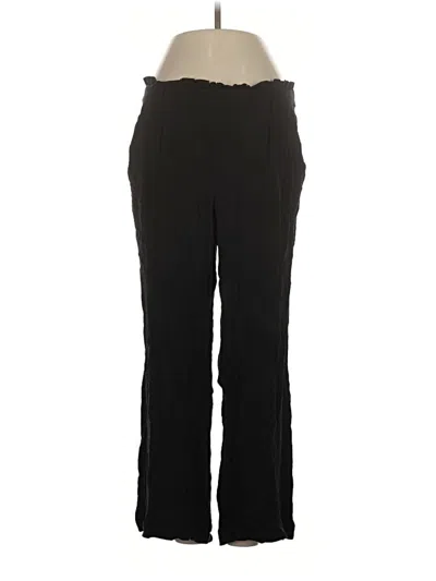 Pre-owned Loft Beach Casual Pants In Black