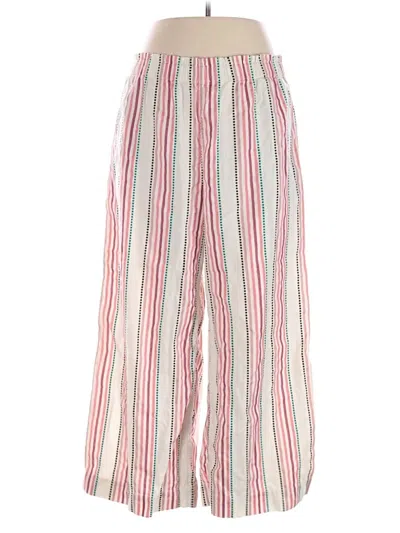 Pre-owned Loft Beach Casual Pants In Ivory
