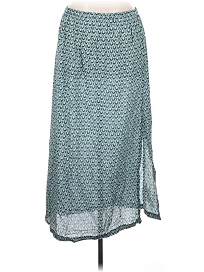 Pre-owned Loft Beach Casual Skirt In Blue