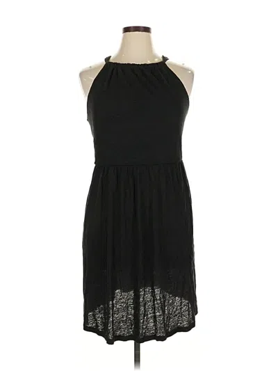 Pre-owned Loft Beach Cocktail Dress In Black
