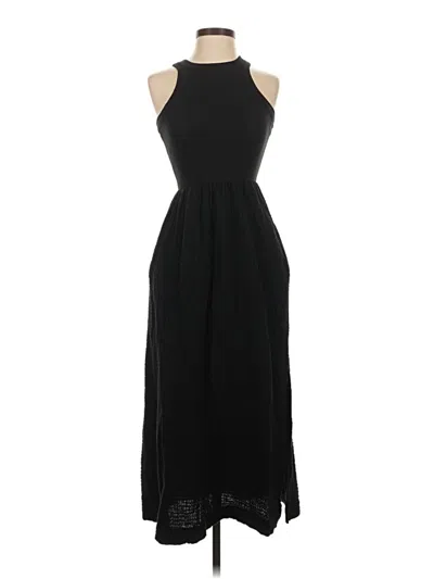 Pre-owned Loft Beach Cocktail Dress In Black