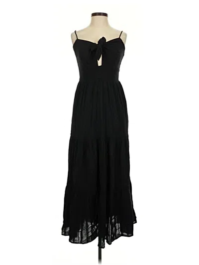 Pre-owned Loft Beach Cocktail Dress In Black