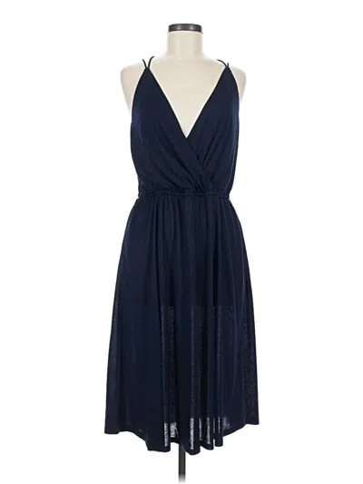 Pre-owned Loft Beach Cocktail Dress In Blue
