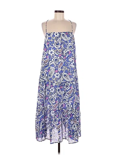 Pre-owned Loft Beach Cocktail Dress In Purple