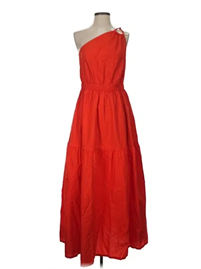 Pre-owned Loft Beach Cocktail Dress In Red