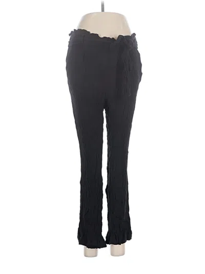 Pre-owned Loft Beach Dress Pants In Black
