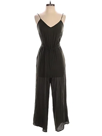 Pre-owned Loft Beach Jumpsuit In Black