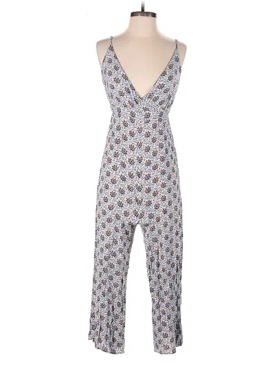 Pre-owned Loft Beach Jumpsuit In Blue