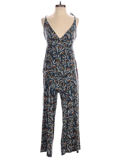 Pre-owned Loft Beach Jumpsuit In Blue