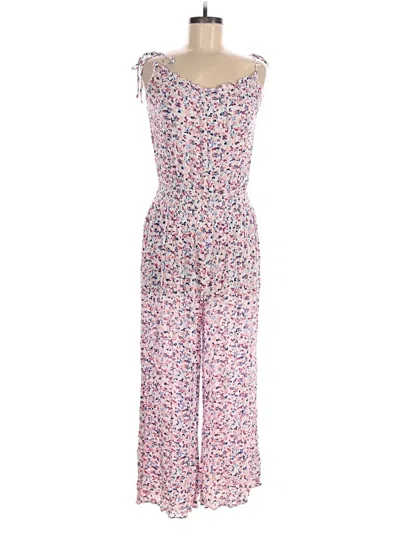 Pre-owned Loft Beach Jumpsuit In Blue