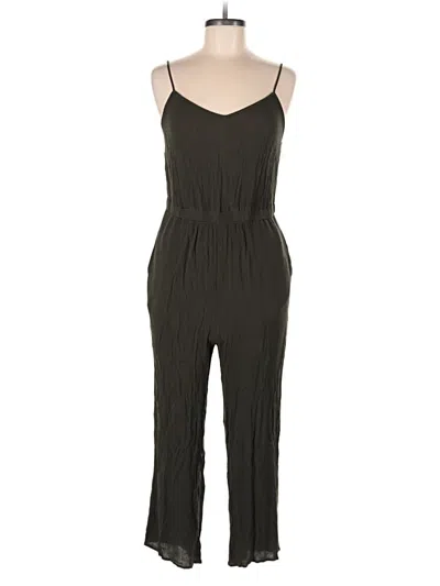 Pre-owned Loft Beach Jumpsuit In Brown