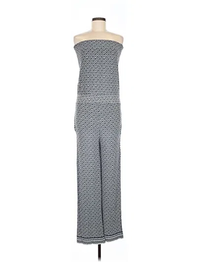 Pre-owned Loft Beach Jumpsuit In Gray