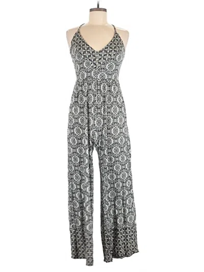 Pre-owned Loft Beach Jumpsuit In Gray