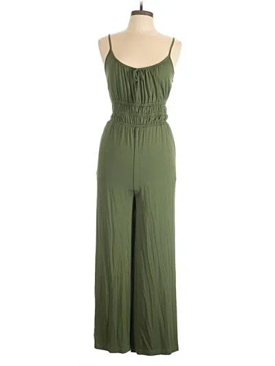 Loft Beach Jumpsuit In Green