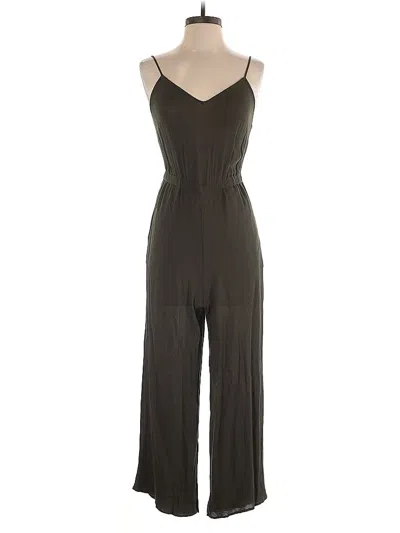 Pre-owned Loft Beach Jumpsuit In Green
