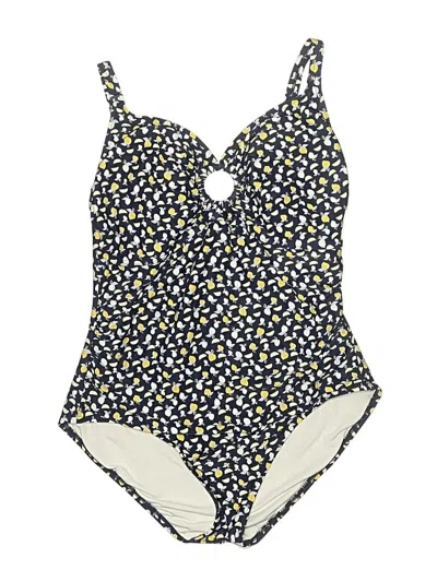 Pre-owned Loft Beach One Piece Swimsuit In Yellow