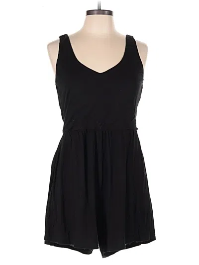 Pre-owned Loft Beach Romper In Black