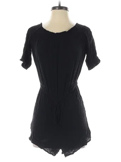 Pre-owned Loft Beach Romper In Black