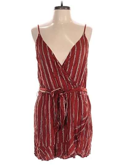 Pre-owned Loft Beach Romper In Brown