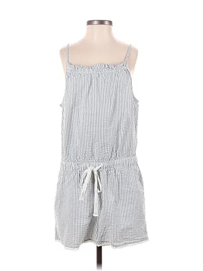 Pre-owned Loft Beach Romper In Gray