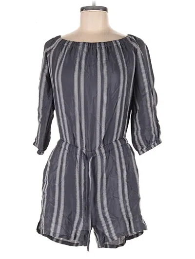 Pre-owned Loft Beach Romper In Gray