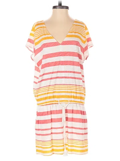 Pre-owned Loft Beach Romper In Pink