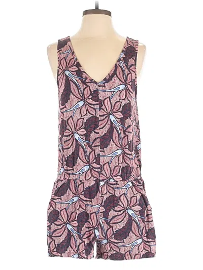 Pre-owned Loft Beach Romper In Purple