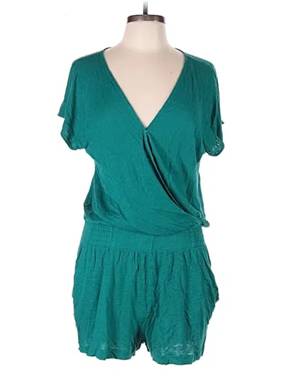 Pre-owned Loft Beach Romper In Teal