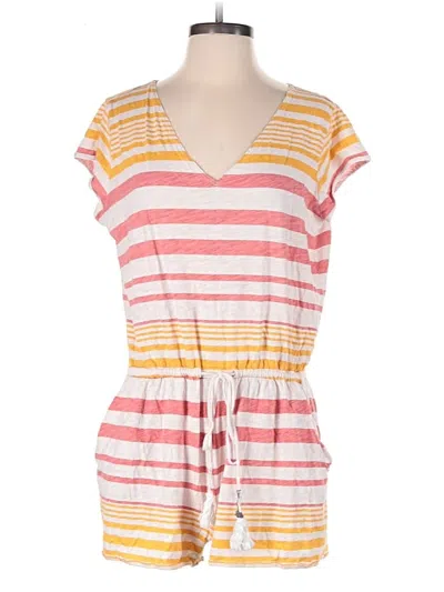 Pre-owned Loft Beach Romper In Yellow