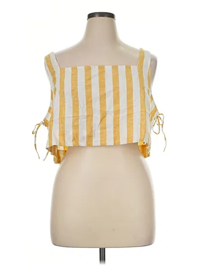 Loft Beach Sleeveless Blouse In Yellow