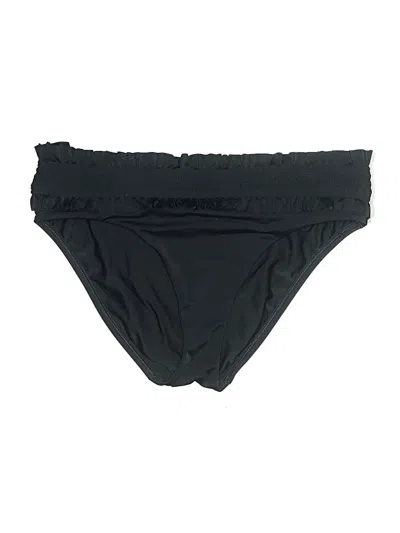 Pre-owned Loft Beach Swimsuit Bottoms In Black