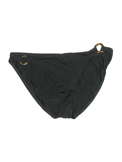 Pre-owned Loft Beach Swimsuit Bottoms In Black