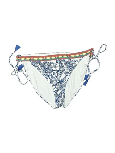 Pre-owned Loft Beach Swimsuit Bottoms In Blue