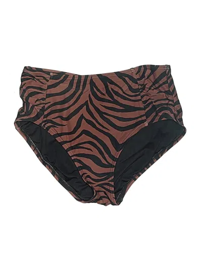 Pre-owned Loft Beach Swimsuit Bottoms In Brown