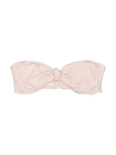 Pre-owned Loft Beach Swimsuit Top Pink Swimwear