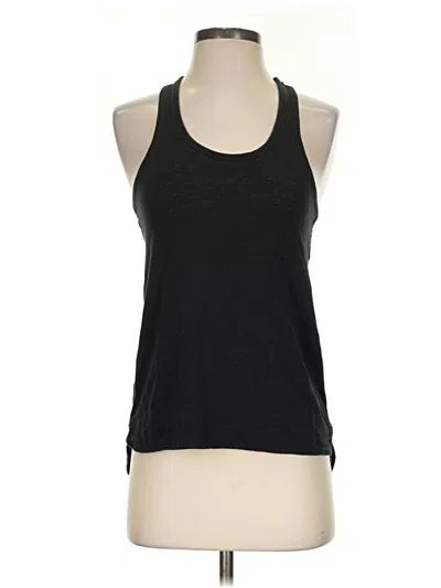 Pre-owned Loft Beach Tank Top Black Halter Neckline Tops