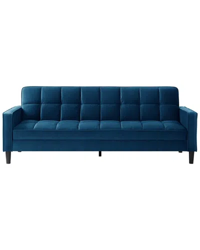 Loft Lyfe Rosco Convertible Sofa In Blue