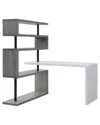Loft Lyfe Sanaya Writing Reversible Desk In White