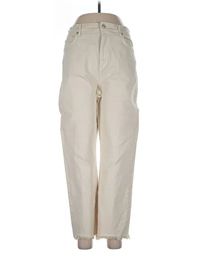 Pre-owned Loft The Original Casual Pants In White