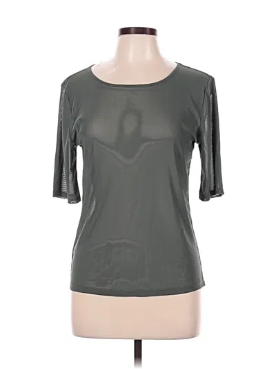 Pre-owned Loft Versa 3/4 Sleeve T-shirt In Gray