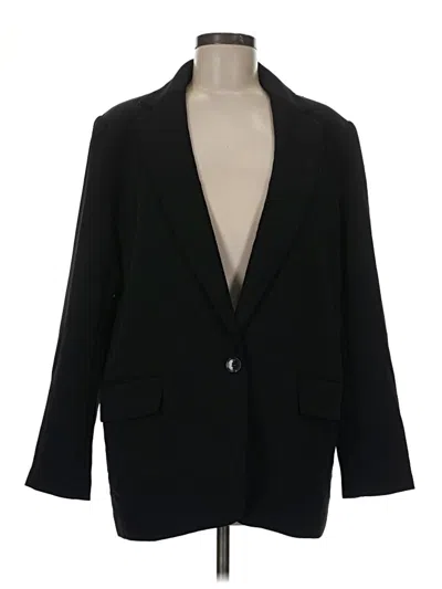 Pre-owned Loft Versa Blazer Jacket In Black
