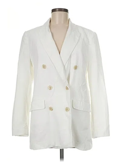 Pre-owned Loft Versa Blazer Jacket In Ivory